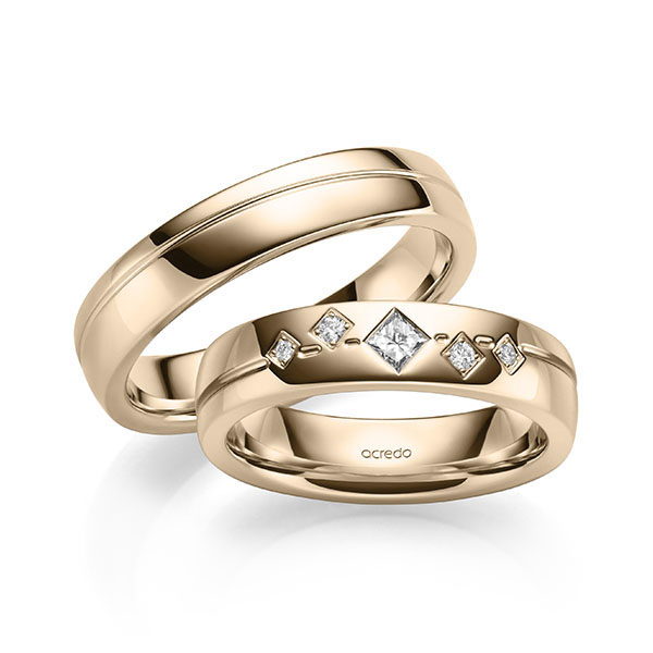 Trouwringen - Signature Goud - A-2127-5
