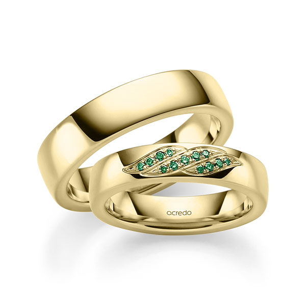 Trouwringen - Geel goud - A-2396-2
