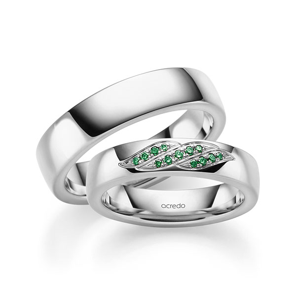 Trouwringen - Wit goud - A-2396-6
