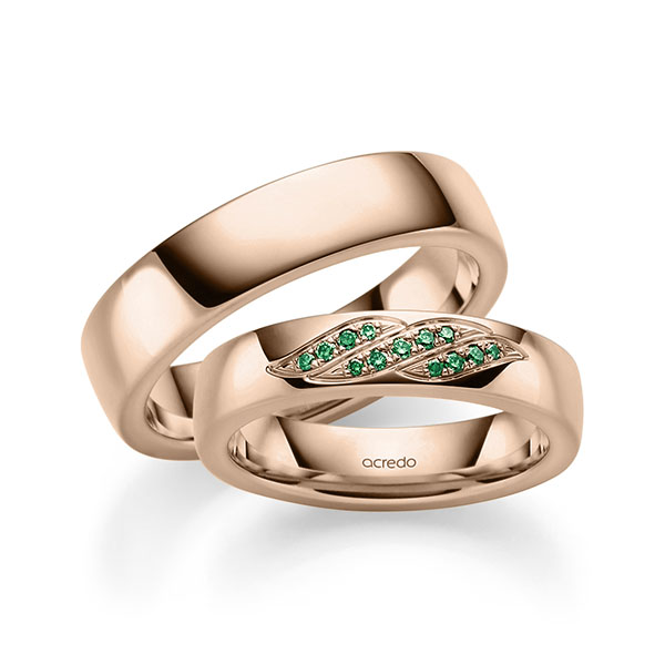 Trouwringen - Rood goud - A-2396-4