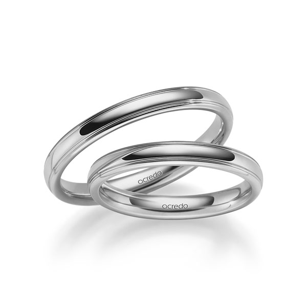 Trouwringen - Platina - S-1282-6