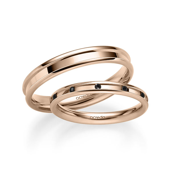 Trouwringen - Rood goud - A-2227-14