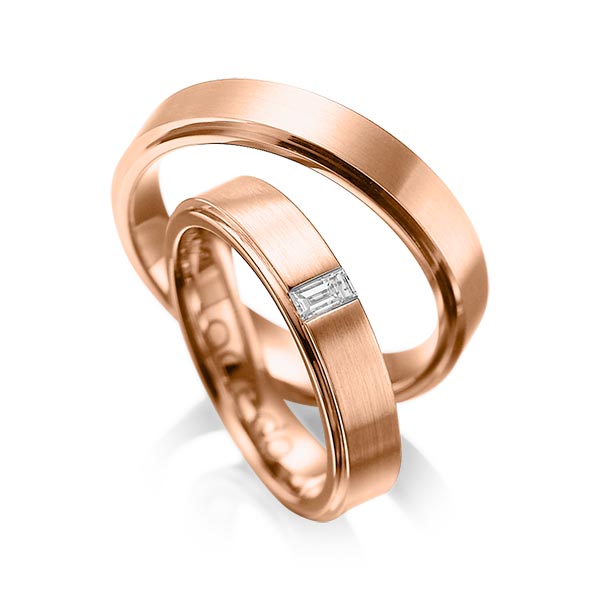Trouwringen - Rood goud - A-1054-12