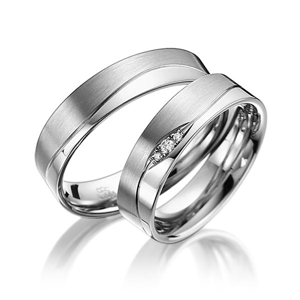 Trouwringen - Platina - A-3012-3