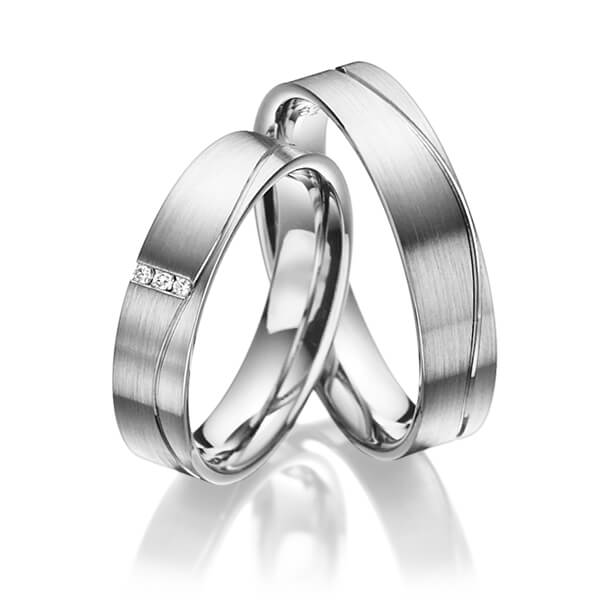 Trouwringen - Wit goud - A-3024-7