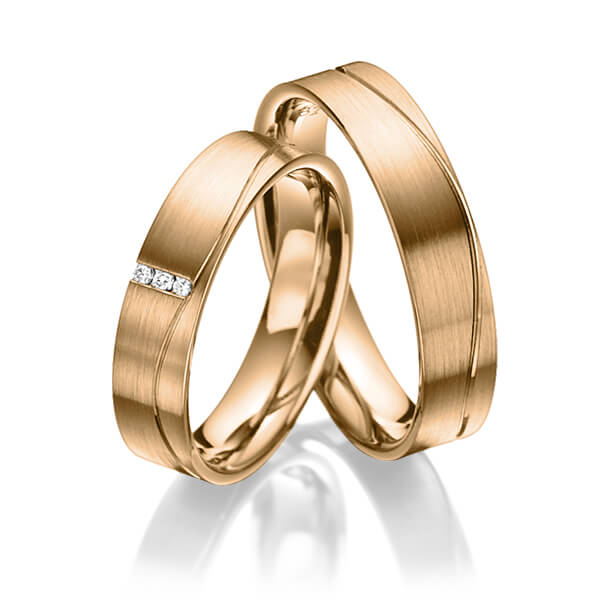 Trouwringen - Rosé goud - A-3024-10
