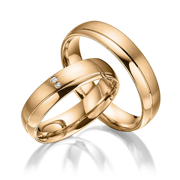 Trouwringen - Rosé goud - A-3018-11