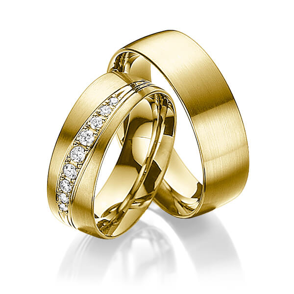 Trouwringen - Geel goud - A-3003-4