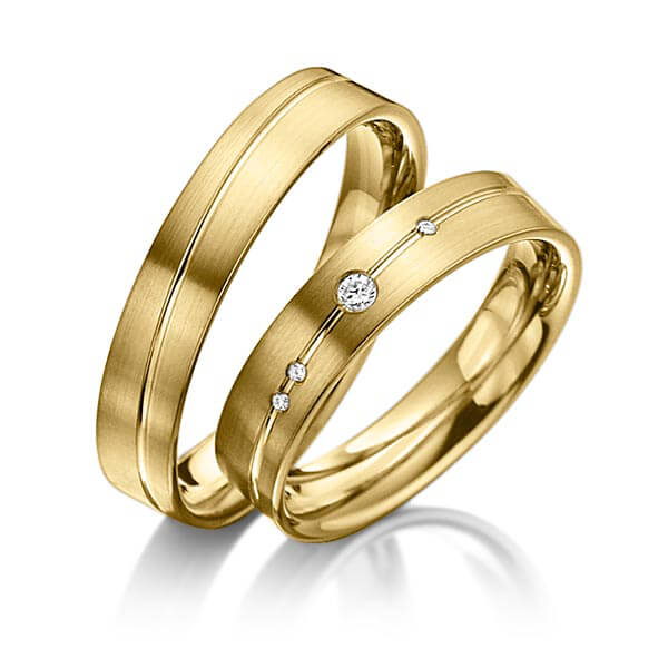 Trouwringen - Geel goud - A-3017-4