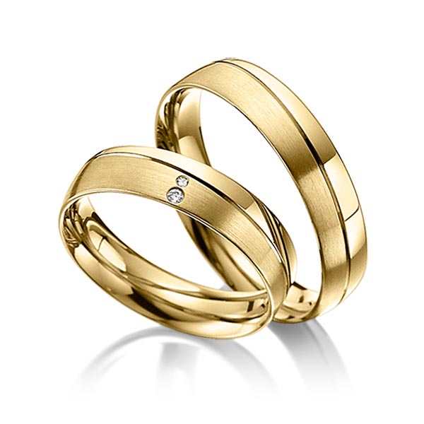 Trouwringen - Geel goud - A-3008-2