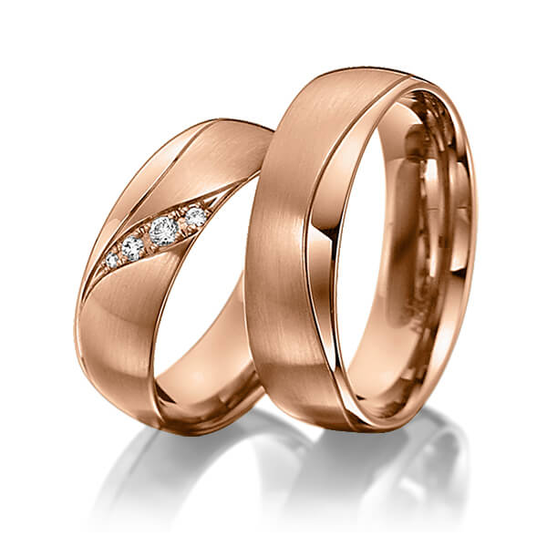 Trouwringen - Rood goud - A-3011-2