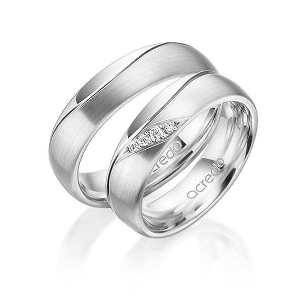 Trouwringen - Wit goud - A-3011-7