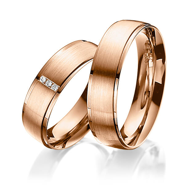 Trouwringen - Rood goud - A-3005-5
