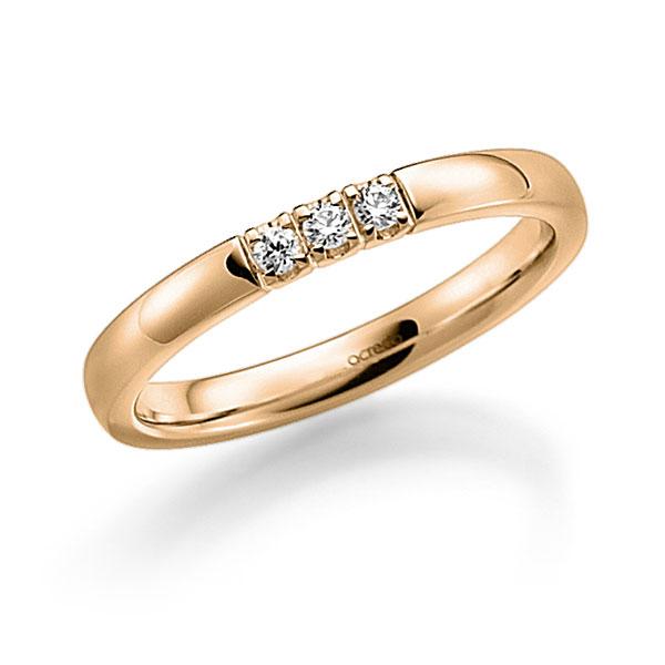 Memoireringen - Rosé goud - A-1112-75