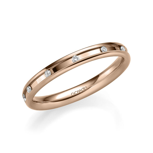 Trouwringen - Rood goud - A-2207-7