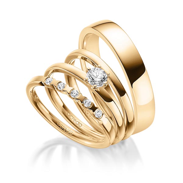 Memoireringen - Rosé goud - A-1887-4