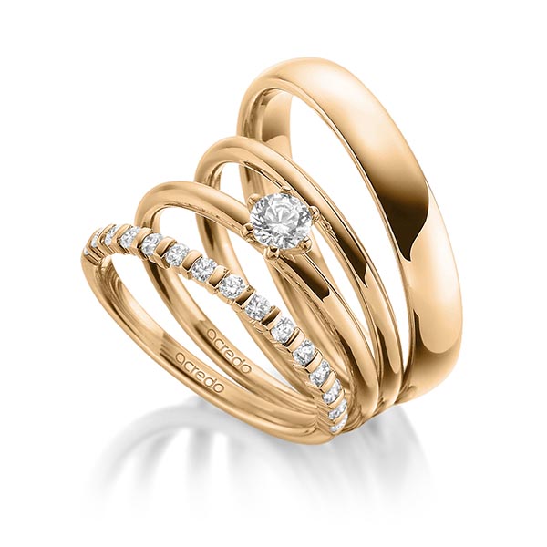 Memoireringen - Rosé goud - A-1895-3