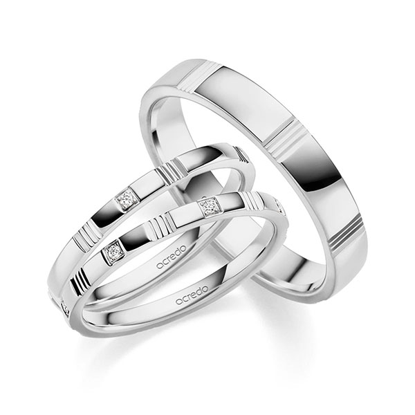 Trouwringen - Platina - S-1425-2