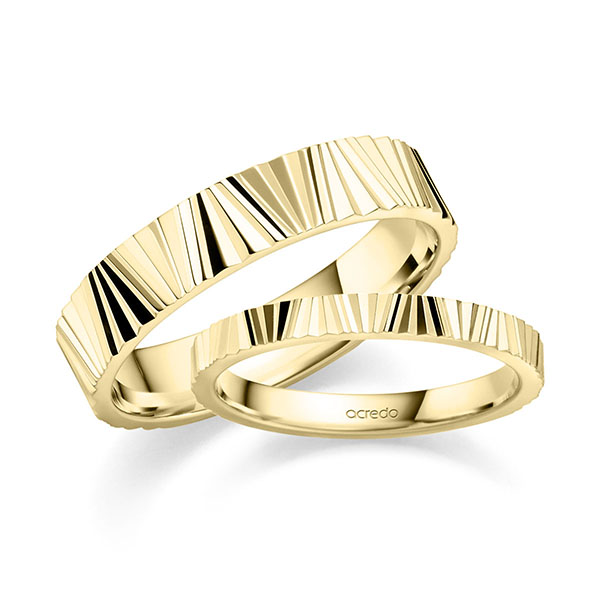 Trouwringen - Geel goud - S-1430-3