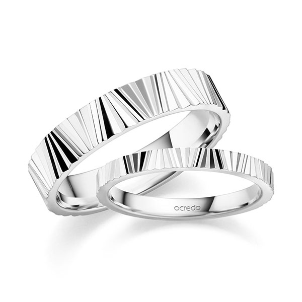 Trouwringen - Wit goud - S-1430-5