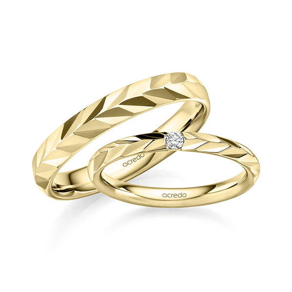 Trouwringen - Geel goud - A-2990-4