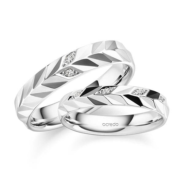 Trouwringen - Wit goud - A-2995-6
