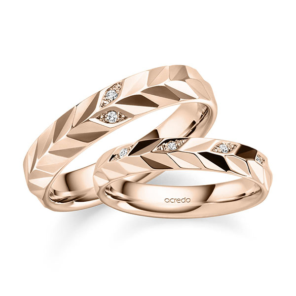 Trouwringen - Rood goud - A-2995-5