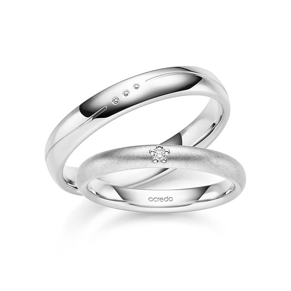 Trouwringen - Wit goud - A-6026-5