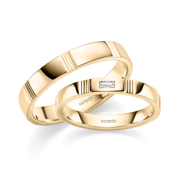 Trouwringen - Rosé goud - S-1427-3
