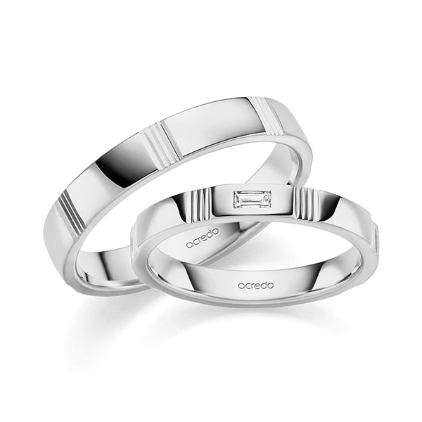 Trouwringen - Platina - S-1427-2