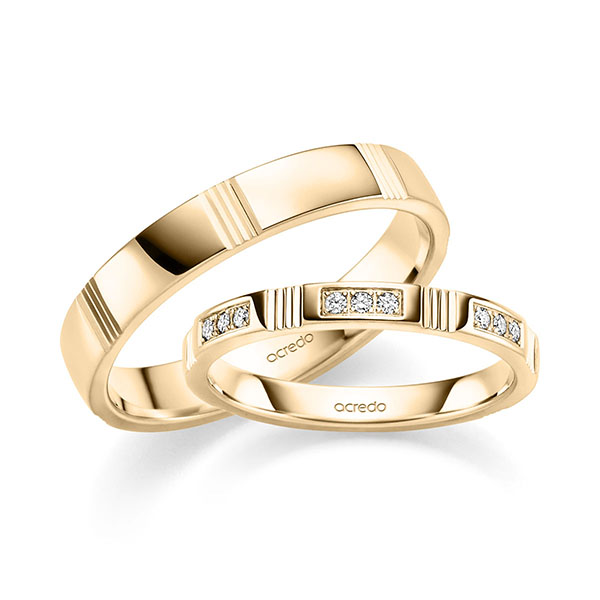 Trouwringen - Rosé goud - S-1426-3