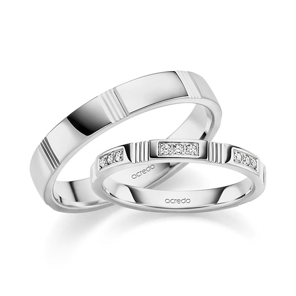 Trouwringen - Platina - S-1426-2
