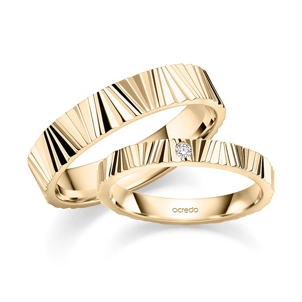 Trouwringen - Rosé goud - S-1431-1