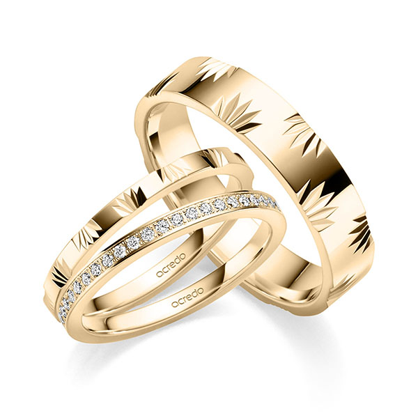 Trouwringen - Rosé goud - S-1419-3