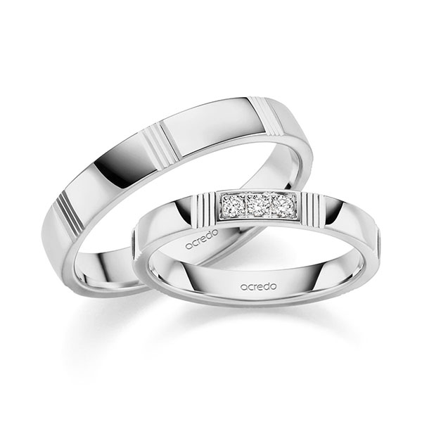 Trouwringen - Platina - S-1429-2