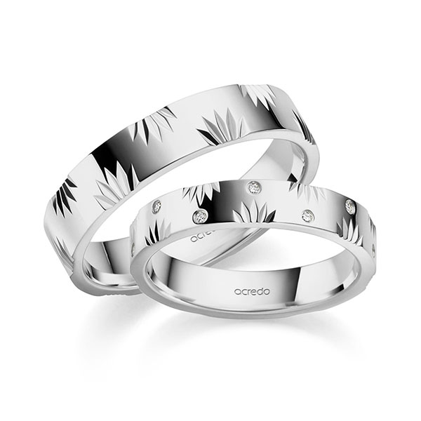 Trouwringen - Platina - S-1424-2