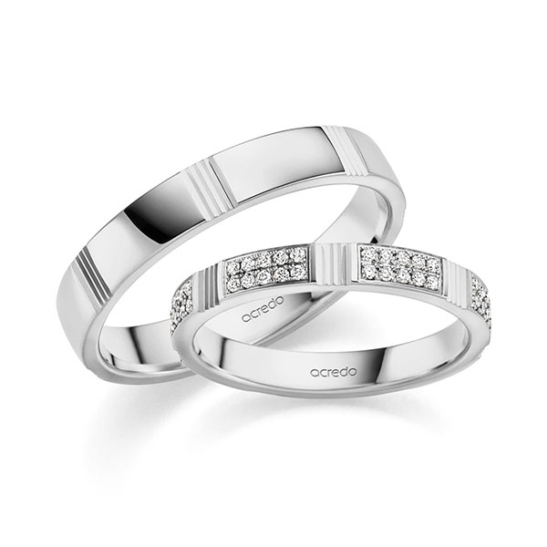 Trouwringen - Platina - S-1428-2