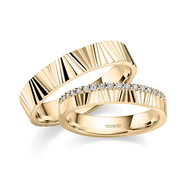 Trouwringen - Rosé goud - S-1432-1