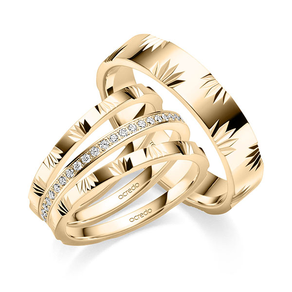 Trouwringen - Rosé goud - S-1417-3