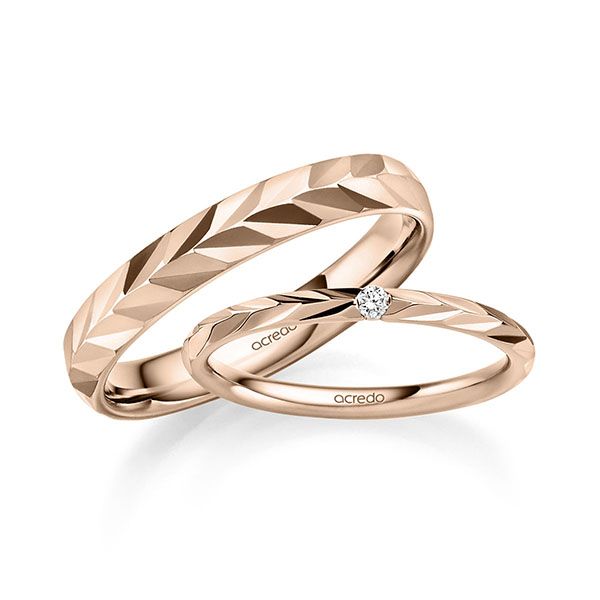 Trouwringen - Rood goud - A-2998-5