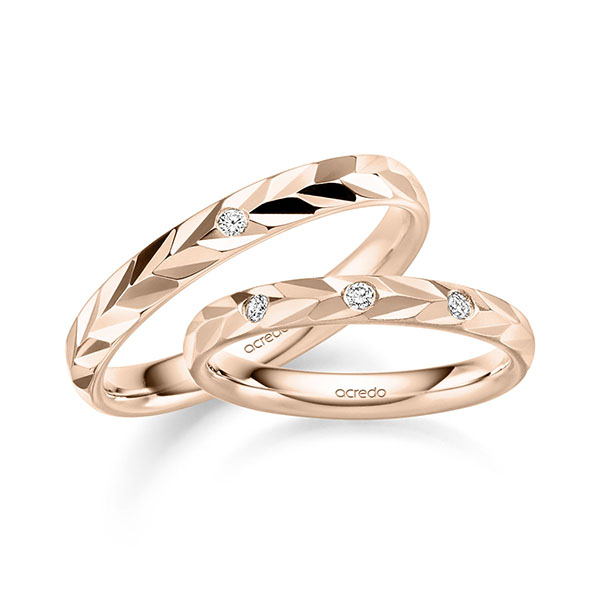 Trouwringen - Rood goud - A-2994-4