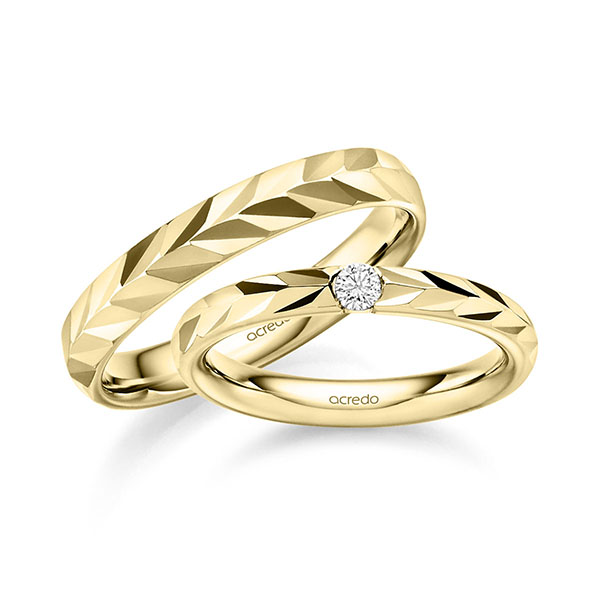 Trouwringen - Geel goud - A-2991-4