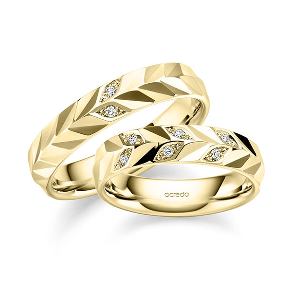 Trouwringen - Geel goud - A-2997-4