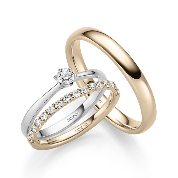 Trouwringen - Wit goud - A-2437-8