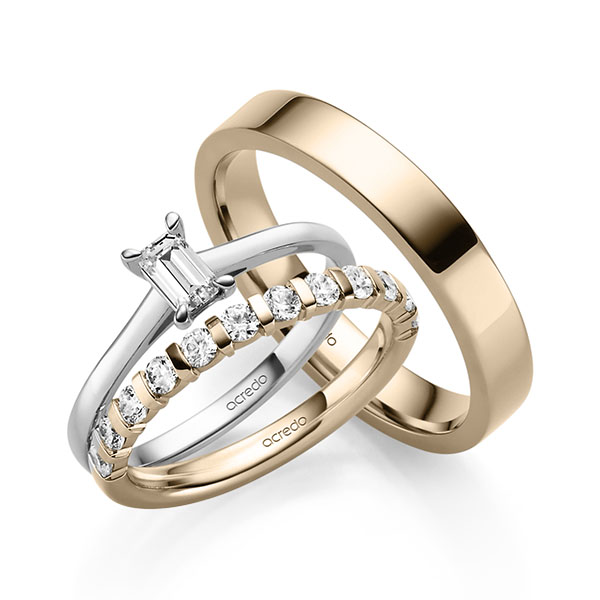 Trouwringen - Wit goud - A-2440-8