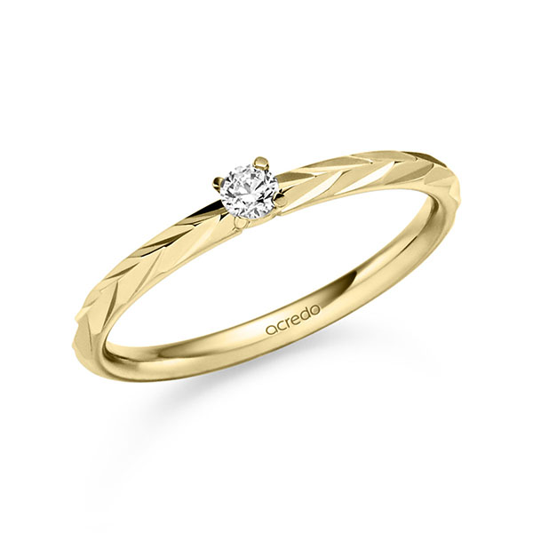 Verlovingsringen - Geel goud - A-3000-19