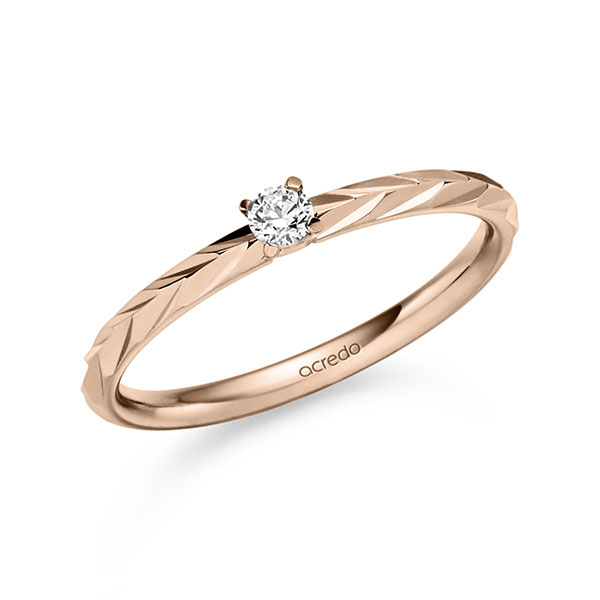 Verlovingsringen - Rood goud - A-3000-28