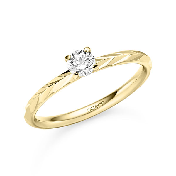 Verlovingsringen - Geel goud - A-3000-23