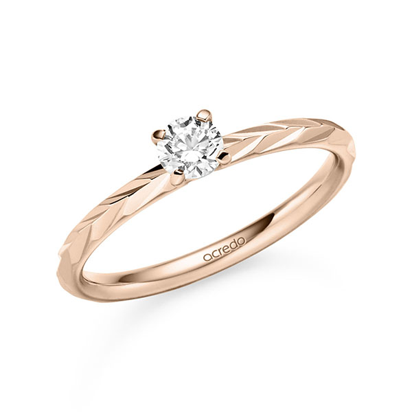 Verlovingsringen - Rood goud - A-3000-32