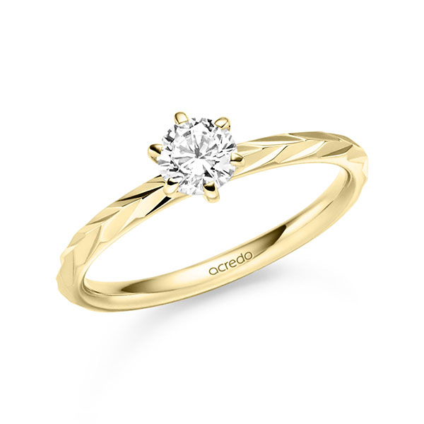 Verlovingsringen - Geel goud - A-6025-25
